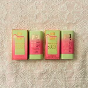 x2 Pixi by Petra On-the-Glow Tinted Moisture Blush Stick Bundle | CheekTone